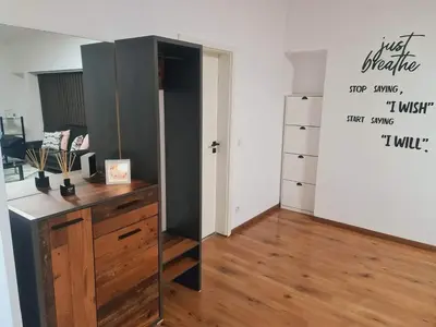 Küche/Küchenzeile in der Unterkunft Wohnung 51