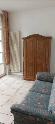 Ein Sitzbereich in der Unterkunft Eifelerlebnis