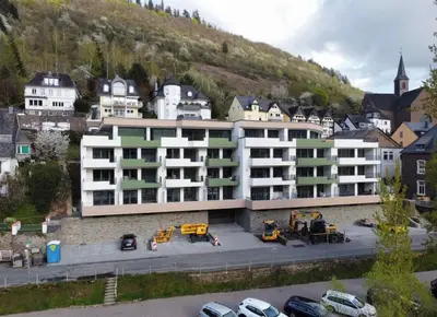 Ein allgemeiner Bergblick oder ein Berglick von der Ferienwohnung aus