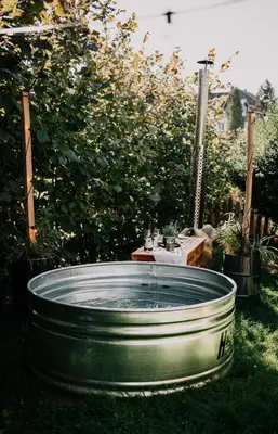 Ein Garten an der Unterkunft SOONWALD Apartment mit Garten & Hot Tube