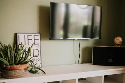 TV/Unterhaltungsangebot in der Unterkunft SOONWALD Studio mit Terrasse & Whirlpool