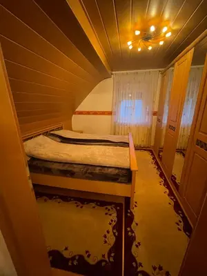 Ein Bett oder Betten in einem Zimmer der Unterkunft Ferienwohnung Anna