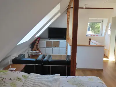 Ein Bett oder Betten in einem Zimmer der Unterkunft Wohlfühlen in Bad Ems