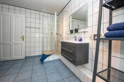 Ein Badezimmer in der Unterkunft Feriendomizil am Moselufer