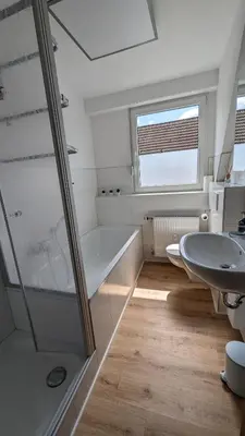 Ein Badezimmer in der Unterkunft Kleine Auszeit im alten Weingut