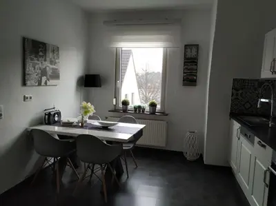 Küche/Küchenzeile in der Unterkunft Ferienwohnung Waldblick