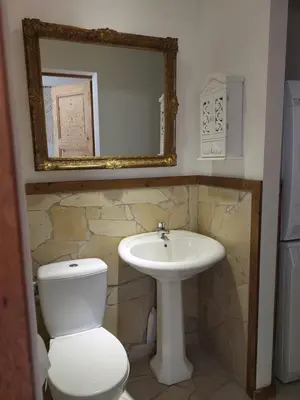 Ein Badezimmer in der Unterkunft Romantisches Ferienhaus in Moselnähe