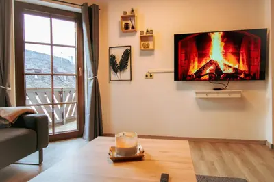 TV/Unterhaltungsangebot in der Unterkunft Stilvolle Wellness-Ferienwohnung in Neef Whirlpool, Sauna, Grill, Fitness, Billard & Moselblick