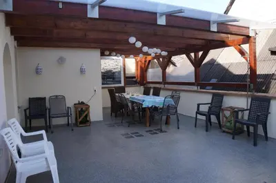 Ein Balkon oder eine Terrasse in der Unterkunft Gästehaus Sehl