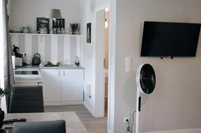 Küche/Küchenzeile in der Unterkunft Villa Moselstrand