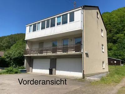 Das Gebäude in dem sich die Ferienwohnung befindet