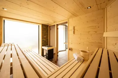 Grundriss der Unterkunft Ferienwohnungen Assenmacher mit Sauna