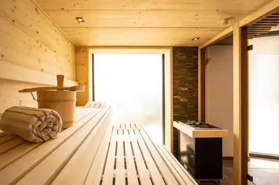 Grundriss der Unterkunft Ferienwohnungen Assenmacher mit Sauna