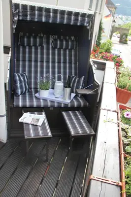 Ein Sitzbereich in der Unterkunft Alkener Elfenhaus mit kostenlosen Gäste Ticket