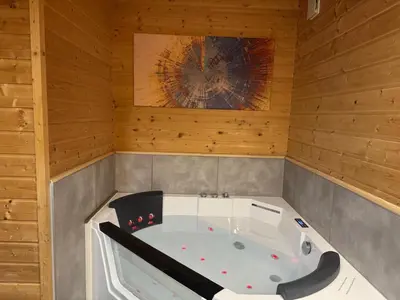 Grundriss der Unterkunft 5 Sterne Ferienhaus Tommy mit Kamin, Seeblick und großer Terrasse