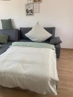 Ein Bett oder Betten in einem Zimmer der Unterkunft Auszeit Birkenhof