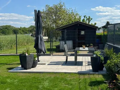 Ein Garten an der Unterkunft Auszeit Birkenhof
