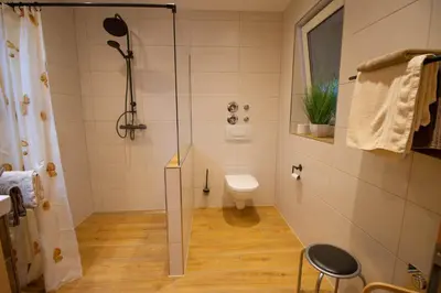 Ein Badezimmer in der Unterkunft Ferienwohnung Philipp