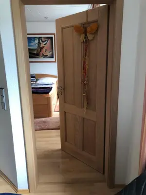 Grundriss der Unterkunft Doppelzimmer mit Doppelbett und zusätzlicher einzelner Schlafgelegenheit