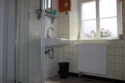 Ein Badezimmer in der Unterkunft Villa Laubach