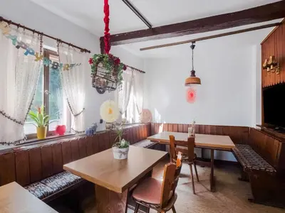 Ein Sitzbereich in der Unterkunft Holiday Home Near the Rhine River