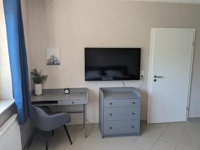 TV/Unterhaltungsangebot in der Unterkunft Ferienwohnung Rheinperle