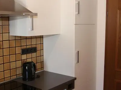 Küche/Küchenzeile in der Unterkunft Ferienwohnung Marquis