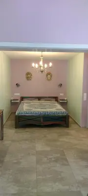 Ein Bett oder Betten in einem Zimmer der Unterkunft Ahornnest