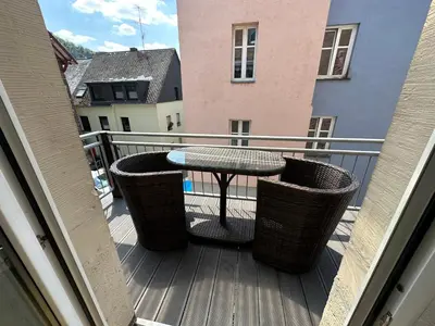Ein Balkon oder eine Terrasse in der Unterkunft Villa Clauss