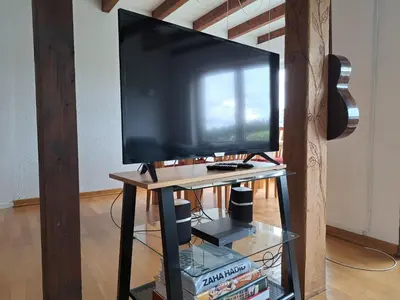 TV/Unterhaltungsangebot in der Unterkunft Haus mit idyllischem Seeblick