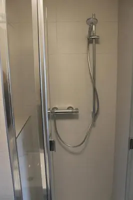 Ein Badezimmer in der Unterkunft Bachmeier's Gasthaus Traube Niederfell