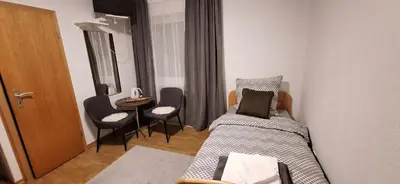 Ein Bett oder Betten in einem Zimmer der Unterkunft Haus Sissi