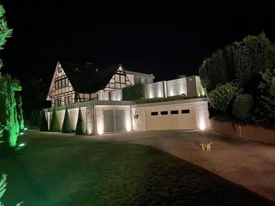 Ein Garten an der Unterkunft Event-Ferienwohnung