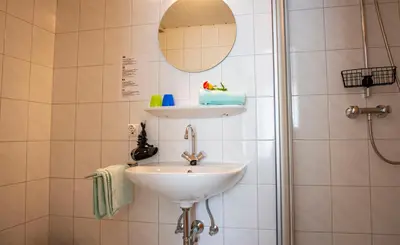 Ein Badezimmer in der Unterkunft Landgasthaus Kaster