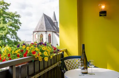 Ein Garten an der Unterkunft Landgasthaus Kaster