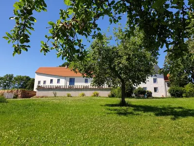 Ein Garten an der Unterkunft Ferienhaus 