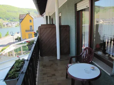 Ein Balkon oder eine Terrasse in der Unterkunft B&B Panoramablick