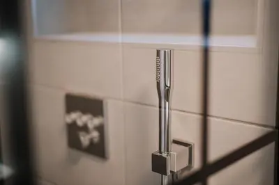 Ein Badezimmer in der Unterkunft Ruhiges Soonwald Cottage