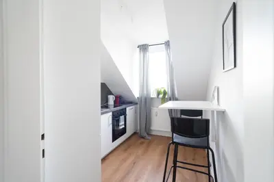 Küche/Küchenzeile in der Unterkunft Wohnung im Zentrum von Koblenz