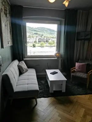 Ein Bett oder Betten in einem Zimmer der Unterkunft Klein aber fein