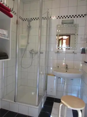 Ein Badezimmer in der Unterkunft Ferienhaus an der Austwies