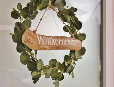 Ein Zertifikat, Auszeichnung, Logo oder anderes Dokument, das in der Unterkunft Ferienwohnung am Rosenberg ausgestellt ist