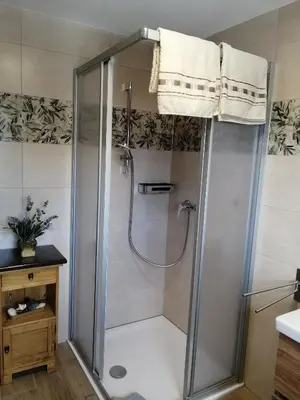 Ein Badezimmer in der Unterkunft Eifelferienwohnungen 