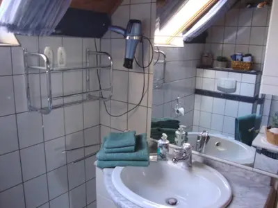 Ein Badezimmer in der Unterkunft Eifelferienwohnungen 