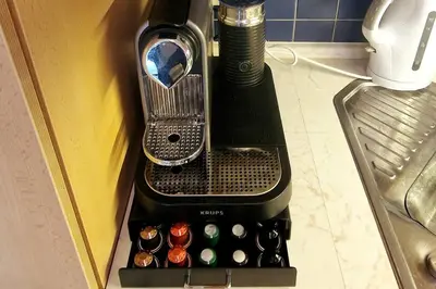 Kaffee-/Teezubehör in der Unterkunft Penthouse mit Moselblick