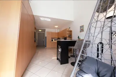 Küche/Küchenzeile in der Unterkunft Penthouse mit Moselblick