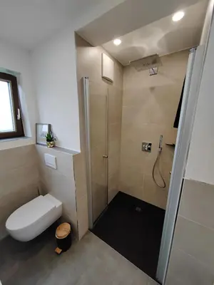 Ein Badezimmer in der Unterkunft Ferienweingut Kappes