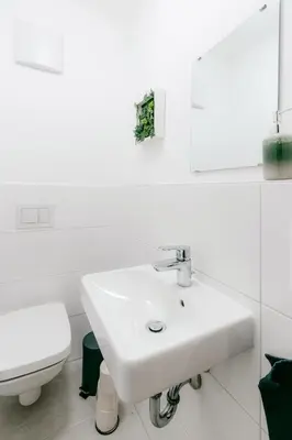 Ein Badezimmer in der Unterkunft Grüne Wohnoase - stilvoll - Balkonidylle - Zentrum
