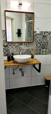 Ein Badezimmer in der Unterkunft MoselVilla No 7