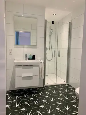 Ein Badezimmer in der Unterkunft Apartment Brauselay